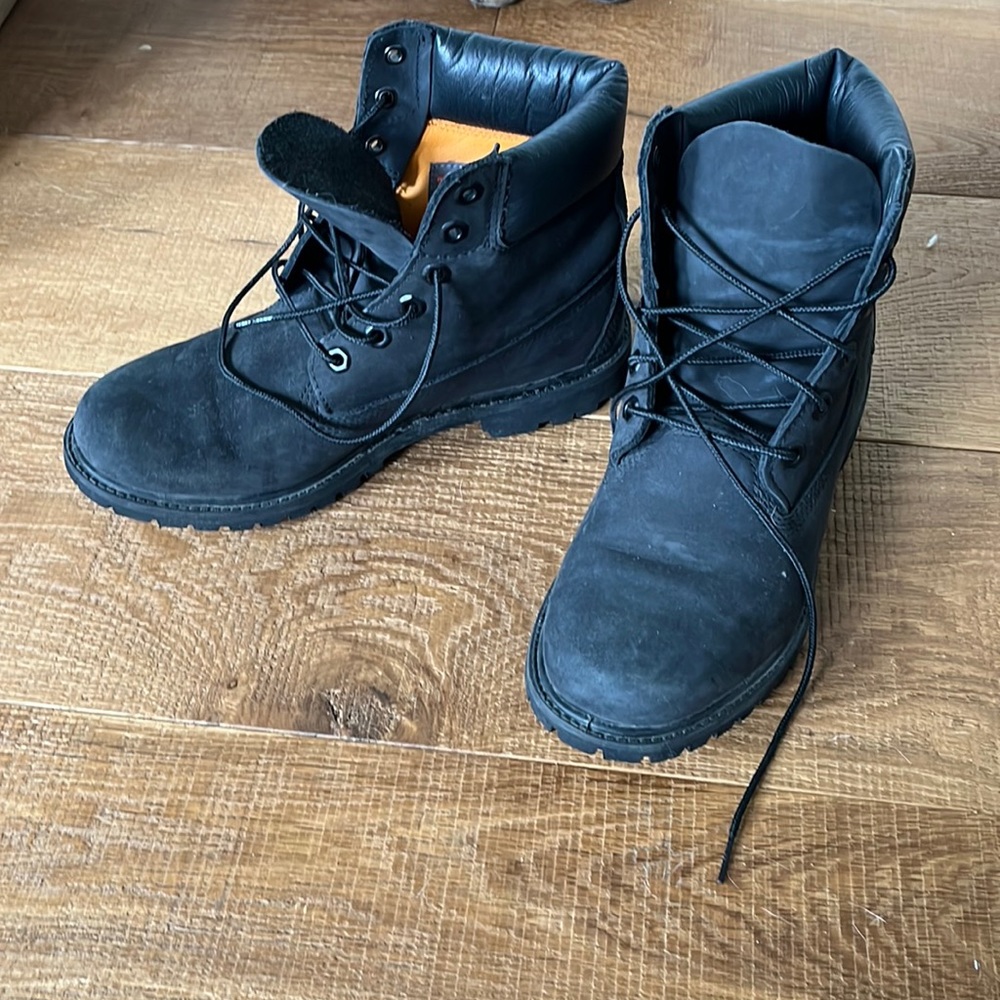 Timberland combat boots